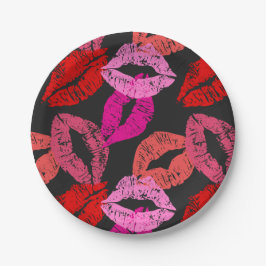 Prato De Papel Kiss Mark