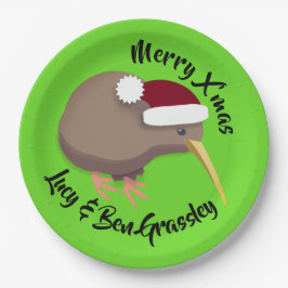 Prato De Papel Kiwi Natal