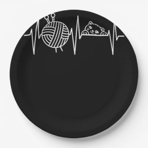 Prato De Papel Knit Crochet Knitter Gift Crocheting Shep Knittin