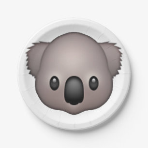 Prato De Papel Koala - Emoji