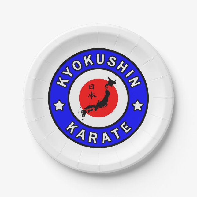 Prato De Papel Kyokushin Karate (Frente)