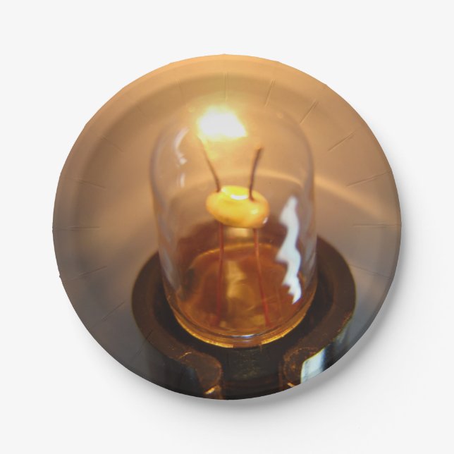 Prato De Papel Lâmpada de Baixa Voltagem brilhante (Frente)