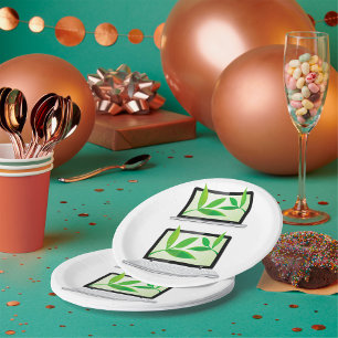 Prato De Papel Laptop Com Folhas De Papel