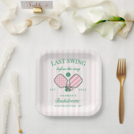 Prato De Papel Last Swing Before The Ring Pickleball Bach Weekend