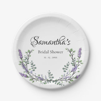 Prato De Papel Lavanda e Eucalyptus