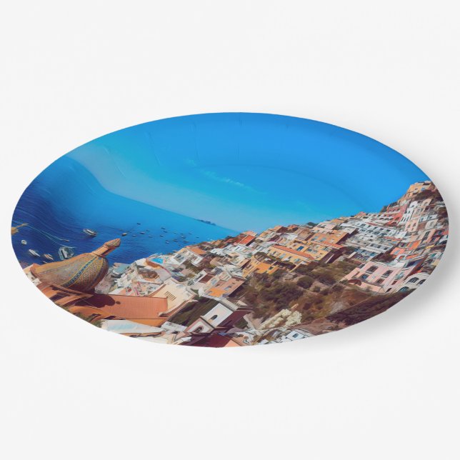 Prato De Papel ldp POSITANO - Costa Amalfi - Panorama (Inclinado)