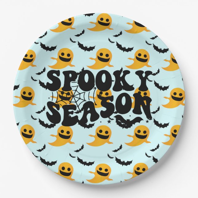 Prato De Papel Legal Crianças Assombradas Fantasmas (Frente)