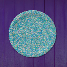 Prato De Papel Legal Crocodilo Selvagem Textura de Teal de Pele