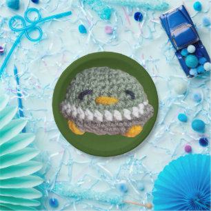 Prato De Papel Legal Pato Amigurumi!!