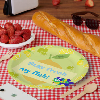 Prato De Papel Lemon Vibes 