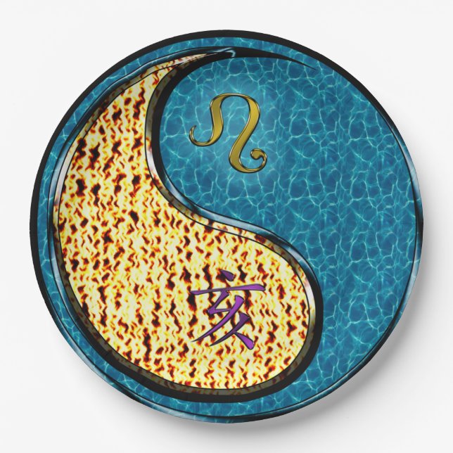 Prato De Papel Leo & Water Boar (Frente)