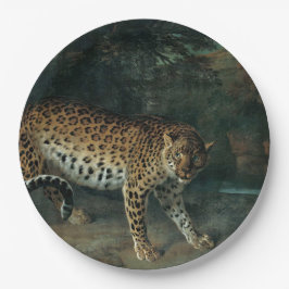 Prato De Papel Leoparda (por Jean-Baptiste Oudry)