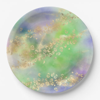 Prato De Papel Lepard Paint Series Design 4