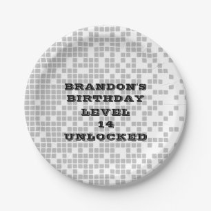 Prato De Papel LEVE-TE A UM Jogo De Festa de aniversário Teen Boy