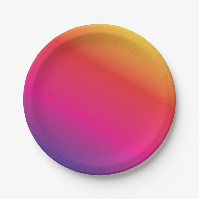 Prato De Papel LGBTQ - Divertimento incrível do Fab (Frente)