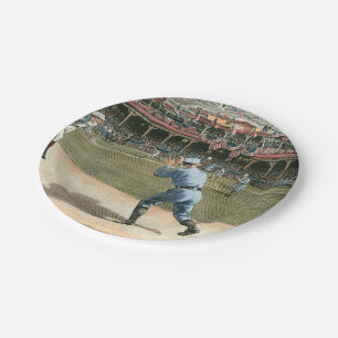 Prato De Papel Liga Nacional de Beisebol 1886