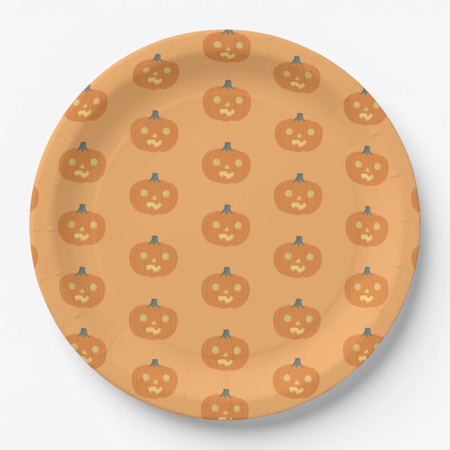 Prato De Papel Lil Jak Halloween Paper Plates (Frente)