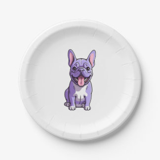 Prato De Papel Lilac French Bulldog 2
