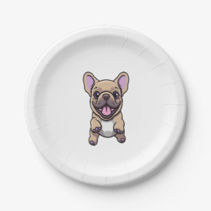 Prato De Papel Lilac French Bulldog 9