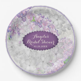 Prato De Papel Lilac Loveliness Escalloped Violet