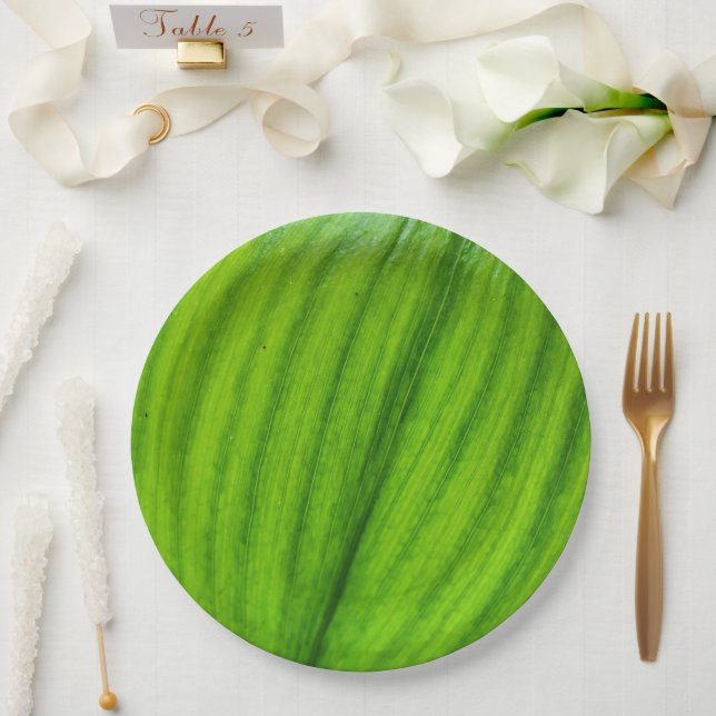 Prato De Papel Lily of the Valley Paper Plate (Casamento)