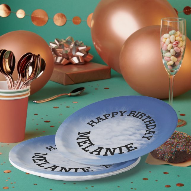 Prato De Papel Linda nuvem (Múltiplo)