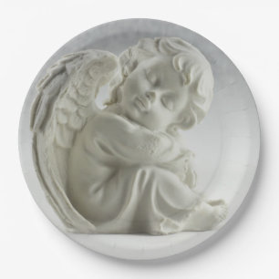 Prato De Papel Linda placa de papel Angel