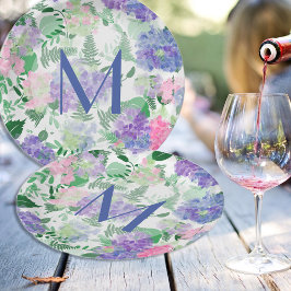 Prato De Papel Linda Watercolor Hydrangea Mix