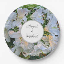 Lírios Brancos Nomes de Casais de Casamento Floral