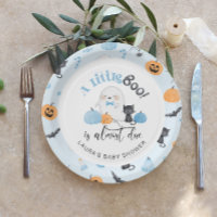 Little Boo quase se deve ao chá de fraldas azul