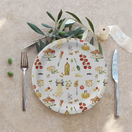 Prato De Papel Little Meatball | Holy Ravioli Birthday Party