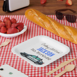 Prato De Papel Little Officer Police Birthday | Personalized 