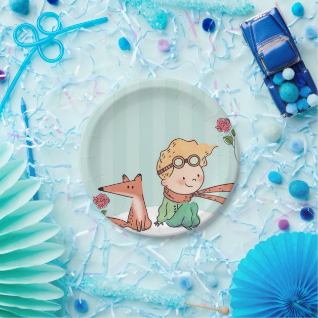 Prato De Papel Little Prince Paper Birthday Plates (Festa)