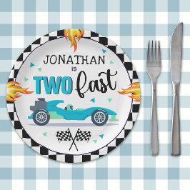 Prato De Papel Little Racer Birthday 2 Party