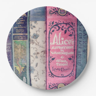 Prato De Papel Livro de histórias/Alice na placa de papel do país