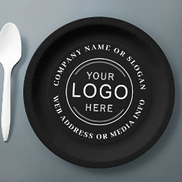 Prato De Papel Logotipo da empresa ou profissional moderno da Mar