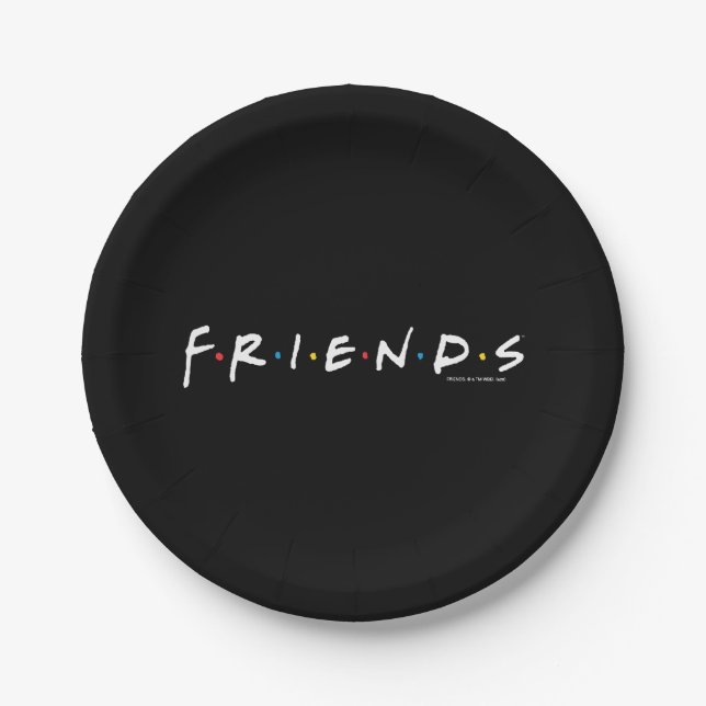 Prato De Papel Logotipo FRIENDS™ (Frente)