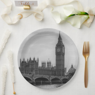 Prato De Papel Londres Inglaterra Reino Unido Parlamento