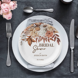 Prato De Papel Louça de chá de panela de boho do deserto terrestr