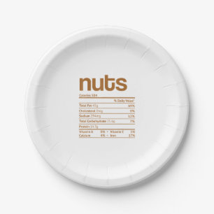 Prato De Papel Loucos Nutrição Fala Engraçado Ação de Graças de N