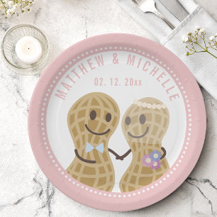 Prato De Papel Loucos um pelo outro engraçado Cute Wedding Shower
