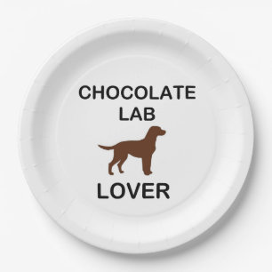 Prato De Papel LR — amante de laboratório de chocolate