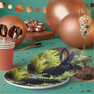 Prato De Papel Lúcifer o Coelho Negro: Um Pacote Escuro de Mal