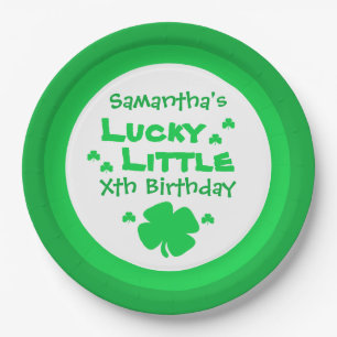 Prato De Papel Lucky Little Birthday