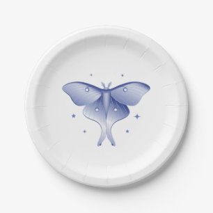 Prato De Papel Luna Moth Paper Plates