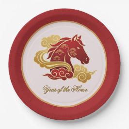 Prato De Papel Lunar Year of the Horse New Years Eve Party