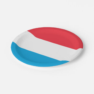 Prato De Papel Luxemburgo - Lëtzebuerg - Plate do Partido Luxembu