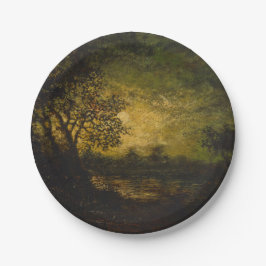 Prato De Papel Luz-lua (por Ralph Albert Blakelock)