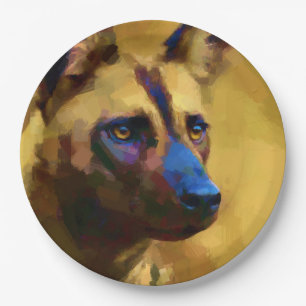 Prato De Papel Lycaon Pictus