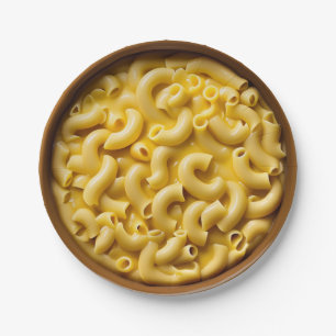Prato De Papel Mac e queijo